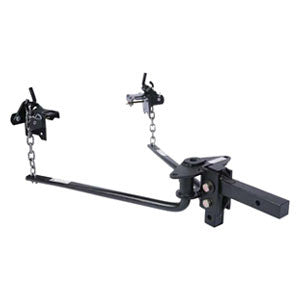 Husky 31423 Round Bar Weight Distribution Hitch with Bolt-Together Ball Mount/Shank Assembly 1200 Lbs Max Tongue