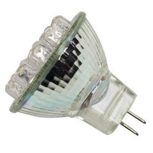 Arcon 50562 #MR11 12V 18-LED Bright White Light Bulb
