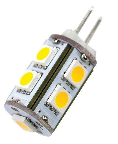 Arcon 50527 #JC10W 12V 9-LED Soft White Light Bulb