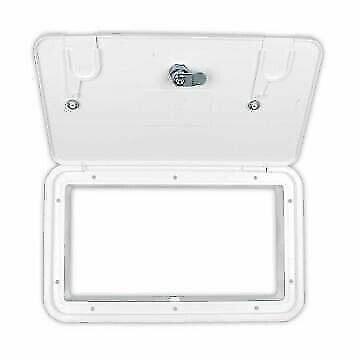 JR Products ZH152-A White 7-3/4"H x 12-5/8"W Electrical Hatch