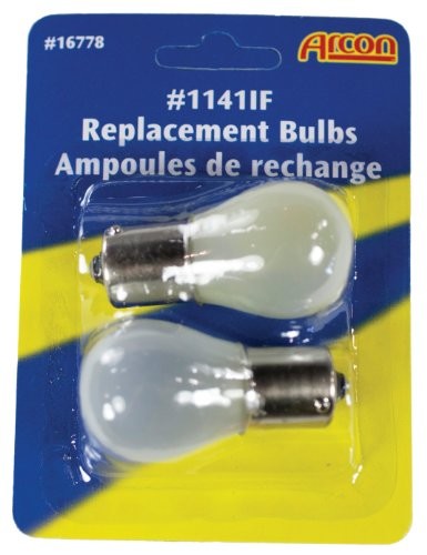 Arcon 16778 #1141-IF 12V 17.3W Incandescent Frosted Light Bulb - 2pk