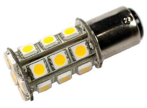 Arcon 50493 #1076 12V 3.2 Watt 24-LED Soft White Light Bulb - 6pk