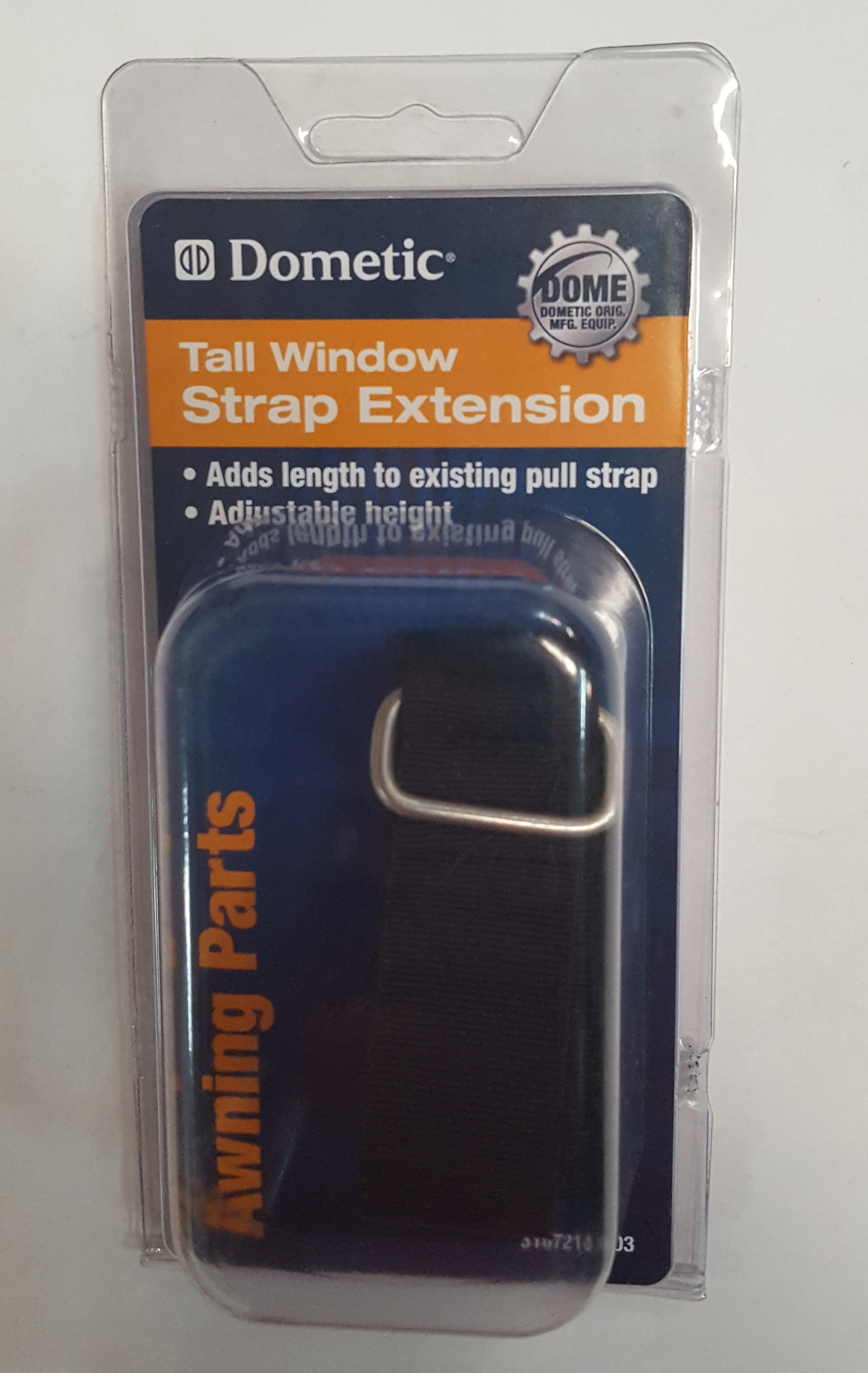 Dometic 3107214003 Awning 18" Black Extension Pull Strap