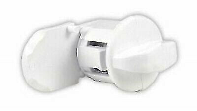 JR Products 433PW-A White Exterior Hatch Thumb Lock