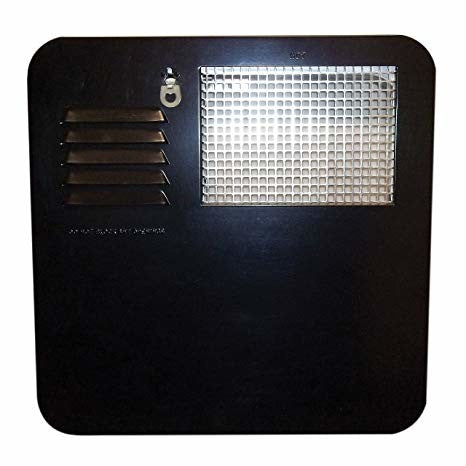 Suburban 6261AEB Black 6 Gallon Radius Mount Water Heater Door