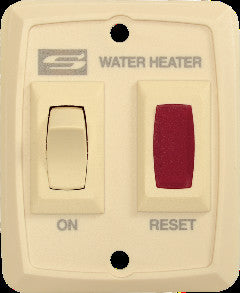 Suburban 234795 Cream D/DE Water Heater Wall On/Off Switch