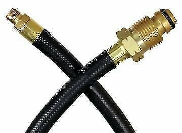 JR Products 07-30685 144" POL to 1/4"IMF Propane Pigtail Hose