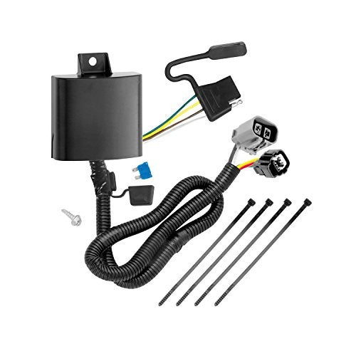 Tekonsha 118269 4-Flat Tow Harness Wiring Package with Circuit Protected ModuLite HD Module