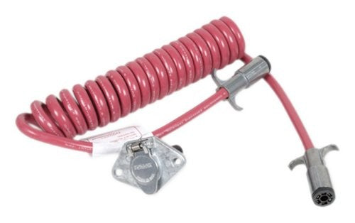 Demco 9523054 7 To 6 Way Towing Coiled Electrical Cable Kit