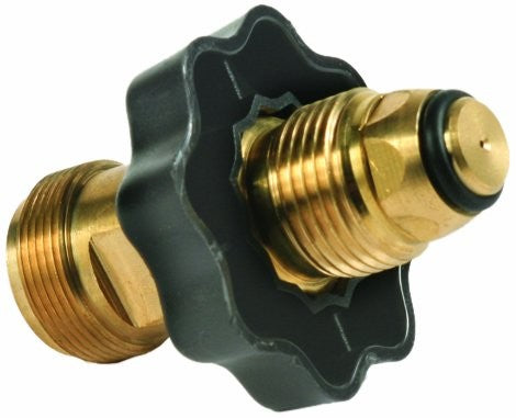 Camco 59943 Propane Cylinder Adapter - Soft Nose POL x 1"- 20 Male Throwaway Cylinder Thread