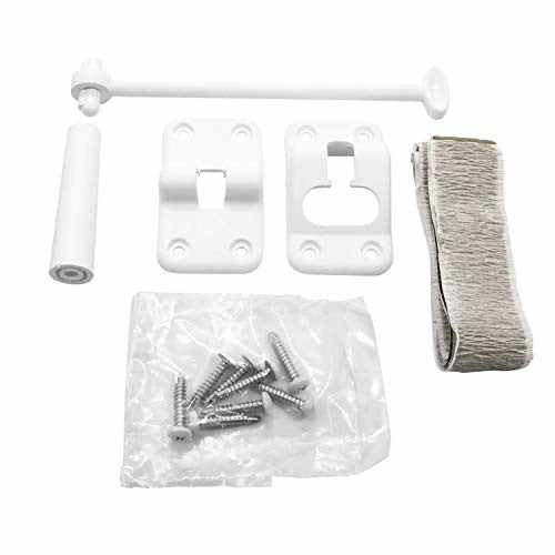 Camco 42393 White 6" Plastic Door Holder Kit