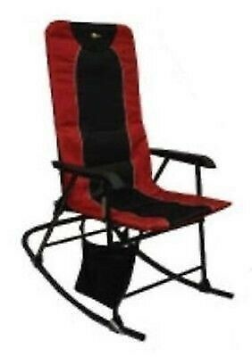 Faulkner 49596 Burgundy & Black Dakota Rocker Chair