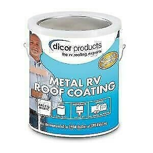 Dicor RP-MRC-1 Elastomeric Metal/Fiberglass White Roof Coating - 1 Gallon