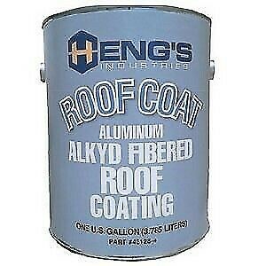 Hengs 43032 Aluminum Alkyd Fibered Roof Coating - 1 Quart