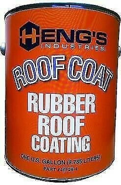 Hengs 46032 White Rubber Roof Coating - 1 Quart