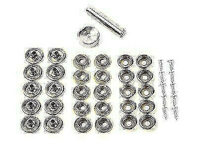 Camco 51006 Camping Essentials Fabric Snap Fastener Installation Kit - 10pk