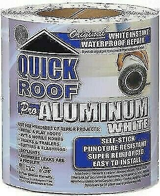 CoFair Products WQR625 Quick Roof 6" x 25' White Aluminum RV Roof Tape