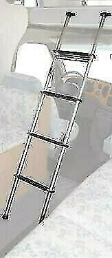 Topline BL200-03 60" Aluminum RV Bunk Ladder with 1" Hook