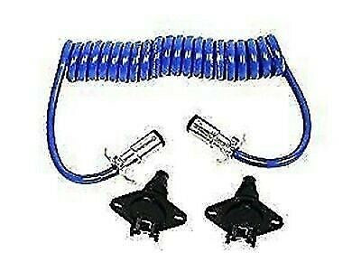 Blue Ox BX8862 6-Wire Round Coiled Electrical Cable Kit