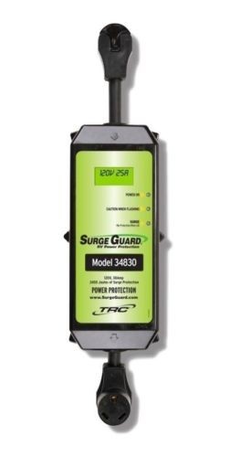 TRC 34830 Surge Guard 30A Portable Protector with LCD Display