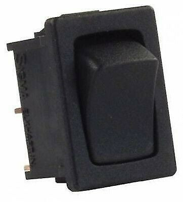 JR Products 12815 Black 2 Pin Mini Momentary-On/Off Switch