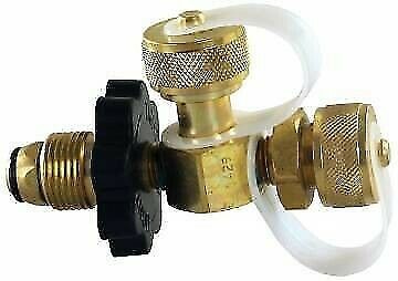 JR Products 07-30195 3-Port POL to 1"-20 Male Propane Appliance Adapter Tee