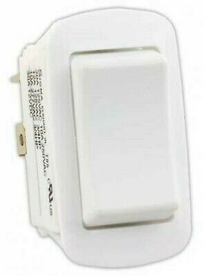 JR Products 13995 White Water Resist. Mom-On/Off/ Mom-On Reversing Switch