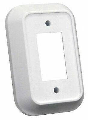 JR Products 13485 White Single Switch Wall Spacers