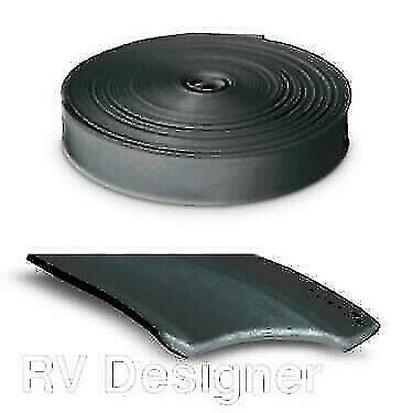 RV Designer E469 1"- 100' Heavy Duty Black Vinyl Insert Molding