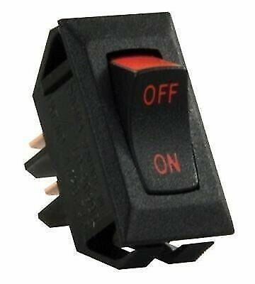 JR Products 13655 Black Labeled On/Off Switch