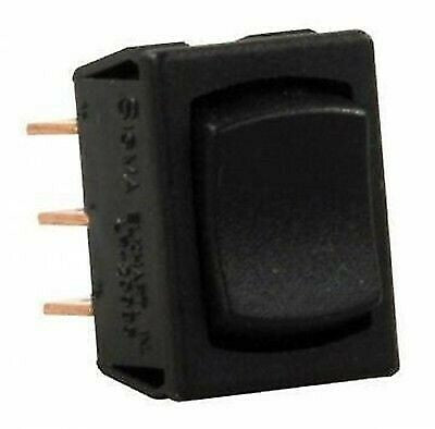 JR Products 13725 Black 3 Pin Mini Mom-On/Off/ Mom-On Switch