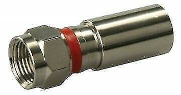 JR Products 47285 TV Coaxial RG59 Compression Cable End - 2pk