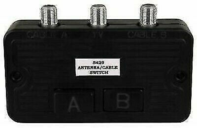 JR Products 47845 Cable TV A/B 75-ohm Switch Box