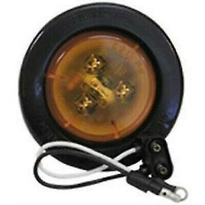 Peterson Mfg V162KA Amber 2-1/2" Round LED Side Marker Light Kit