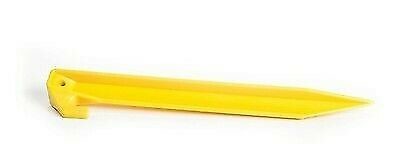 Camco 51045 Camping Essentials 9" Yellow ABS Plastic Tent Stakes - 6pk