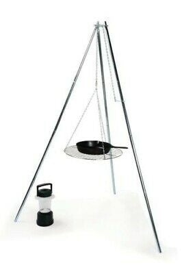 Camco 51079 Camping Essentials Tripod Grill and Lantern Holder