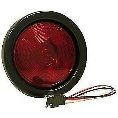 Peterson Mfg V426KR Red Round Taillight with Black Grommet
