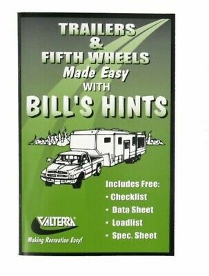 Valterra A02-2000 Trailers and Fifth Wheels Made Easy Book with Bill's Hints
