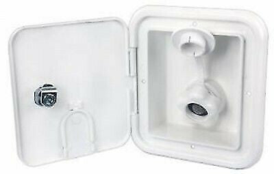 JR Products BGE12-P-A 1/2" MPT Lead Free Polar White City Water Hatch