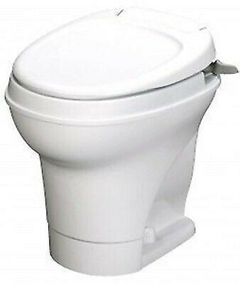 Thetford 31667 Aqua-Magic V High Profile White Hand Flush Toilet
