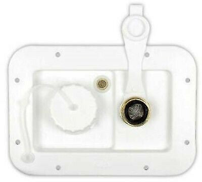 JR Products 497-AD-26-A 1/2" MPT Polar White Gravity City Water Hatch