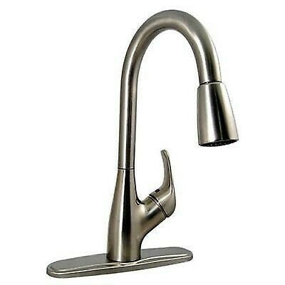 Phoenix Faucet PF231461 8" Hybrid Nickel Pull Down Kitchen Faucet - SP3105