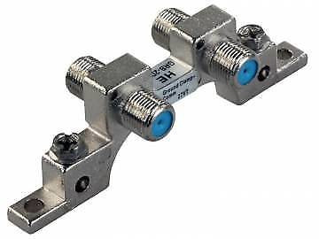 JR Products 47865 Nickel Plated HD Dual Port Cable Ground Block