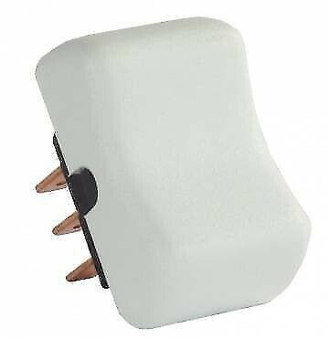JR Products 12055 White 3 Pin Repl. Momentary On/Off/Momentary On Switch
