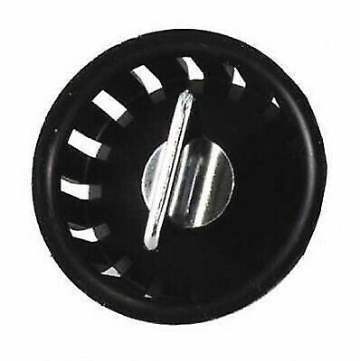 JR Products 9491-300-062 Plastic Black Screw-In Strainer Basket