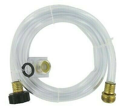 Valterra A01-0189VP 1/2" x 6' Sewer Tank Wand Hose Kit with Faucet Adapter