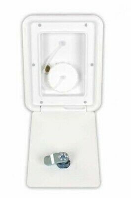 JR Products A6112-A Polar White Gravity Water Hatch