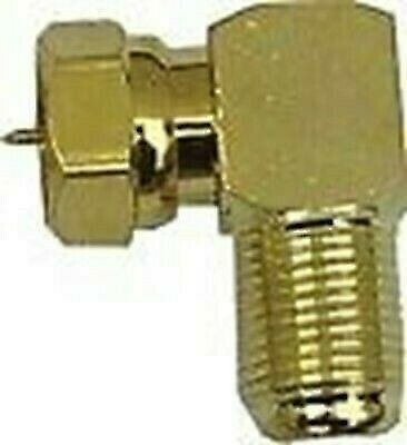 Prime Products 08-8014 In-Line Coax Cable Right Angle F Adapter