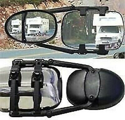 Prime Products 30-0083 XLR Dual Head Ratchet Clip-on Towing Mirror