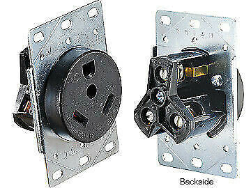 RV Designer S971 30 Amp Female Electrical Wall Receptacle